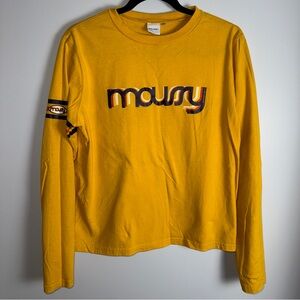 Moussy Mustard Crew Neck Top